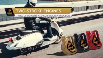 The cleaning and rust-preventing properties of two-stroke engines oil