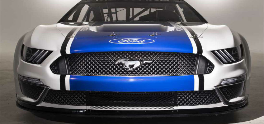 Ford unveils new NASCAR Mustang race car