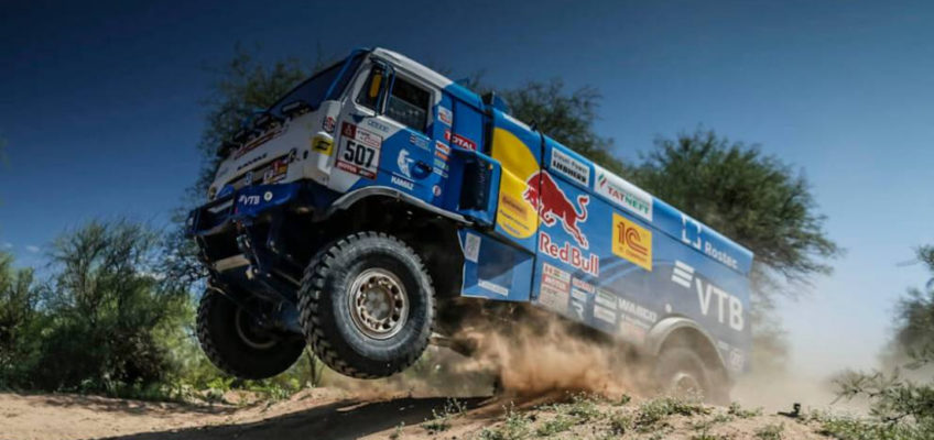 The biggest ever jump by a truck in a Dakar Rally 