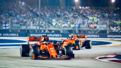 Singapore F1 GP 2019: Vettel leads shock 1-2 for Ferrari
