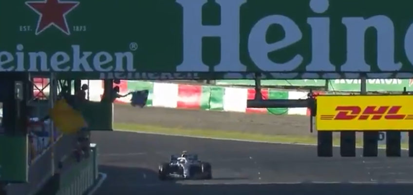 Why was the Japanese Formula 1 GP 2019 cut short by one lap? 