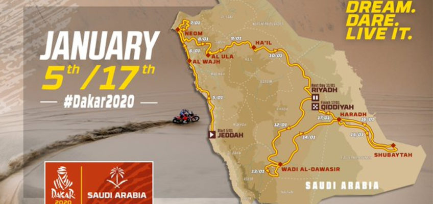 Dakar 2020 Saudi Arabia route revealed 