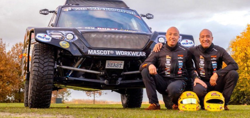 Tim and Tom Coronel unveil their ‘beast’ for the Dakar 2020