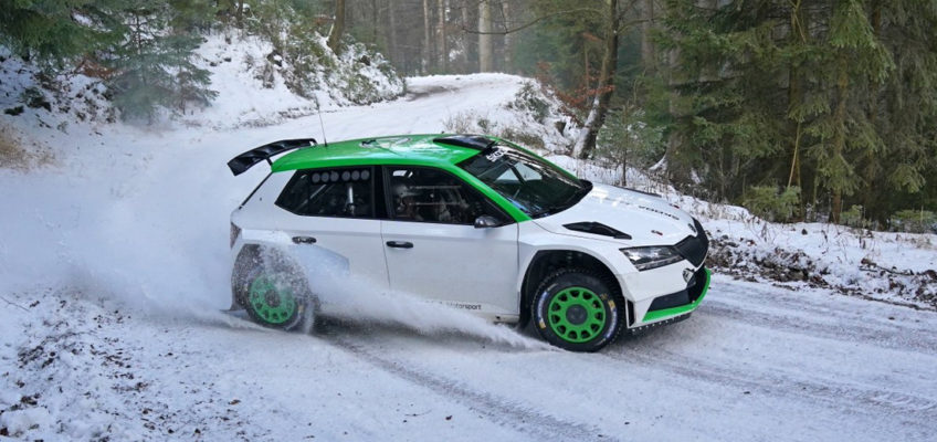 Oliver Solberg trains in Spain after extending his WRC programme