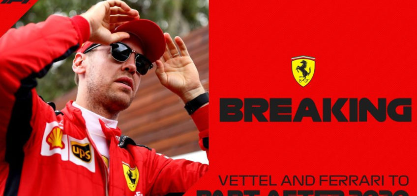 Sebastian Vettel to leave Ferrari in late 2020