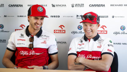 Raikkonen and Giovinazzi to stay on with Alfa Romeo in 2021 