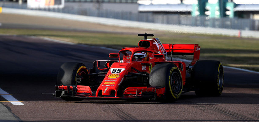Carlos Sainz makes Ferrari F1 debut at Fiorano 