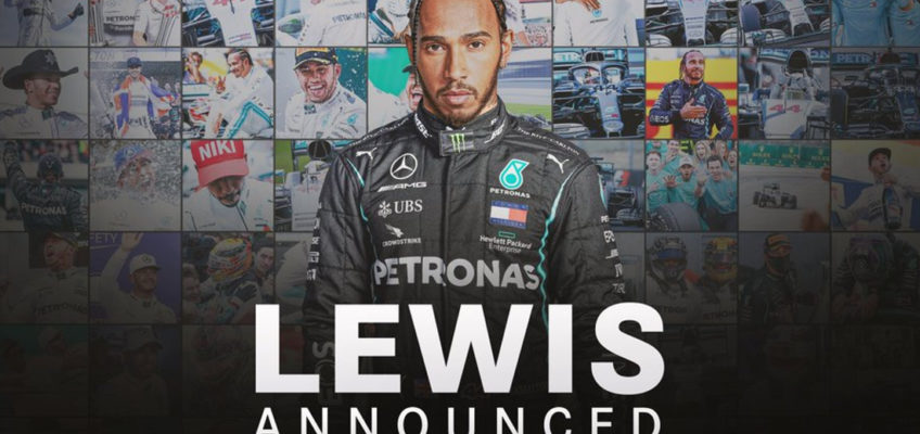 Lewis Hamilton signs new Mercedes contract for 2021