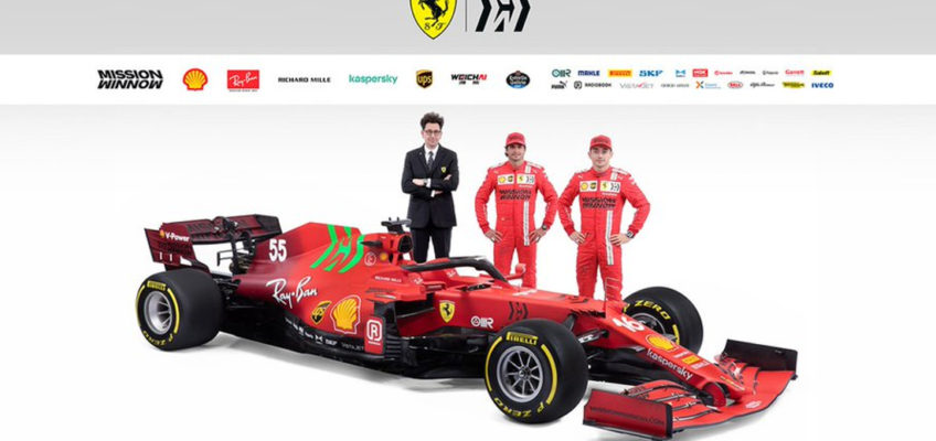 Ferrari unveils Sainz and Leclerc’s new SF21 for 2021 season