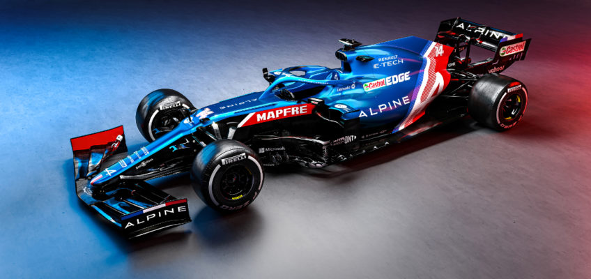 Alonso and Ocon’s 2021 Alpine A521 unveiled