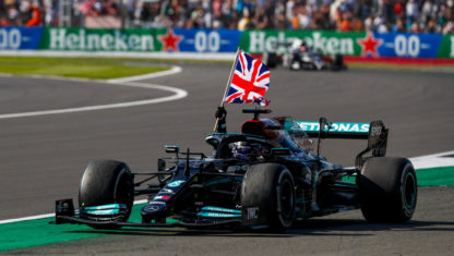 F1 British GP: Hamilton wins after clashing with Verstappen 