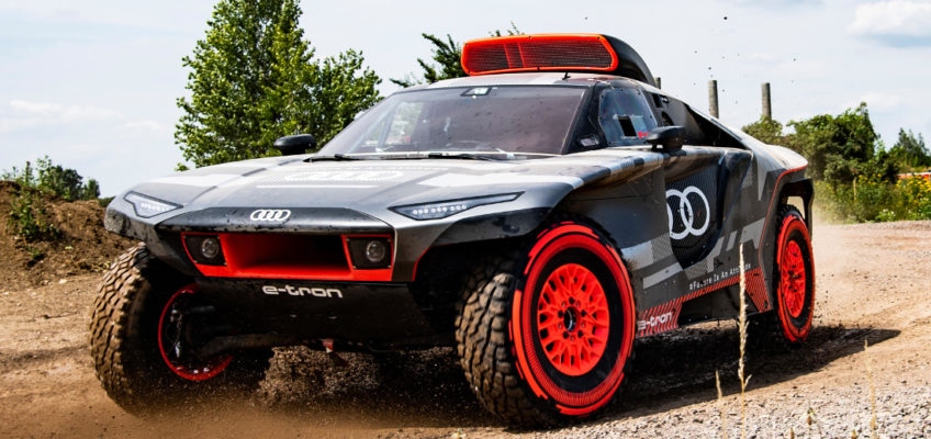 Here is the Audi RS Q e-Tron which is set to conquer the Dakar in 2022 