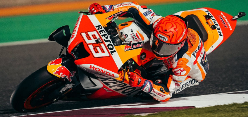 Marc Marquez, unhappy after suffering double vision again