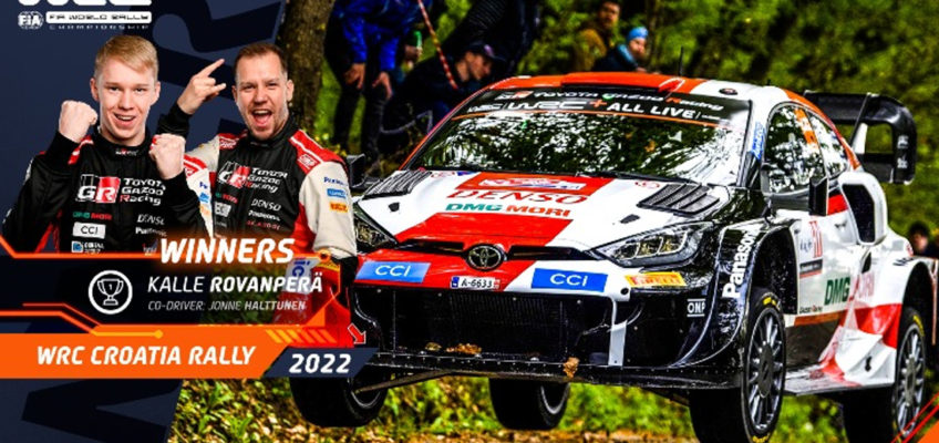 Croatia Rally 2022: Rovanperä defeats Tänak in the final stage  